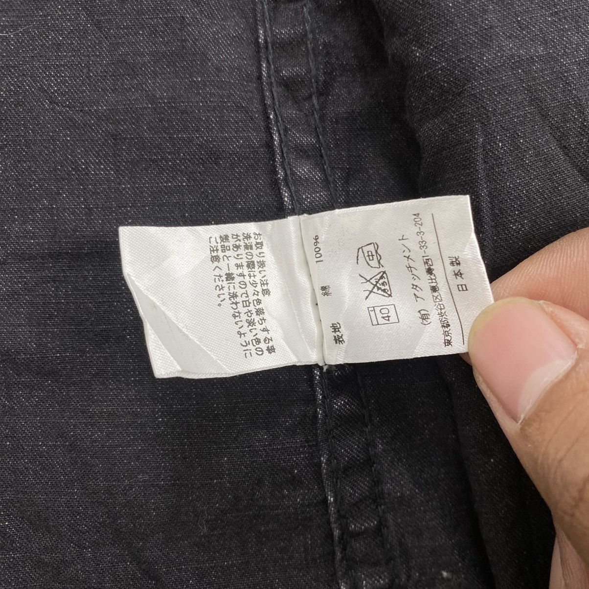 Attachment 2000s Kazuki Kumagai Attachment Blazer Denim Avang Garde Lgb Size 38R - 7 Thumbnail