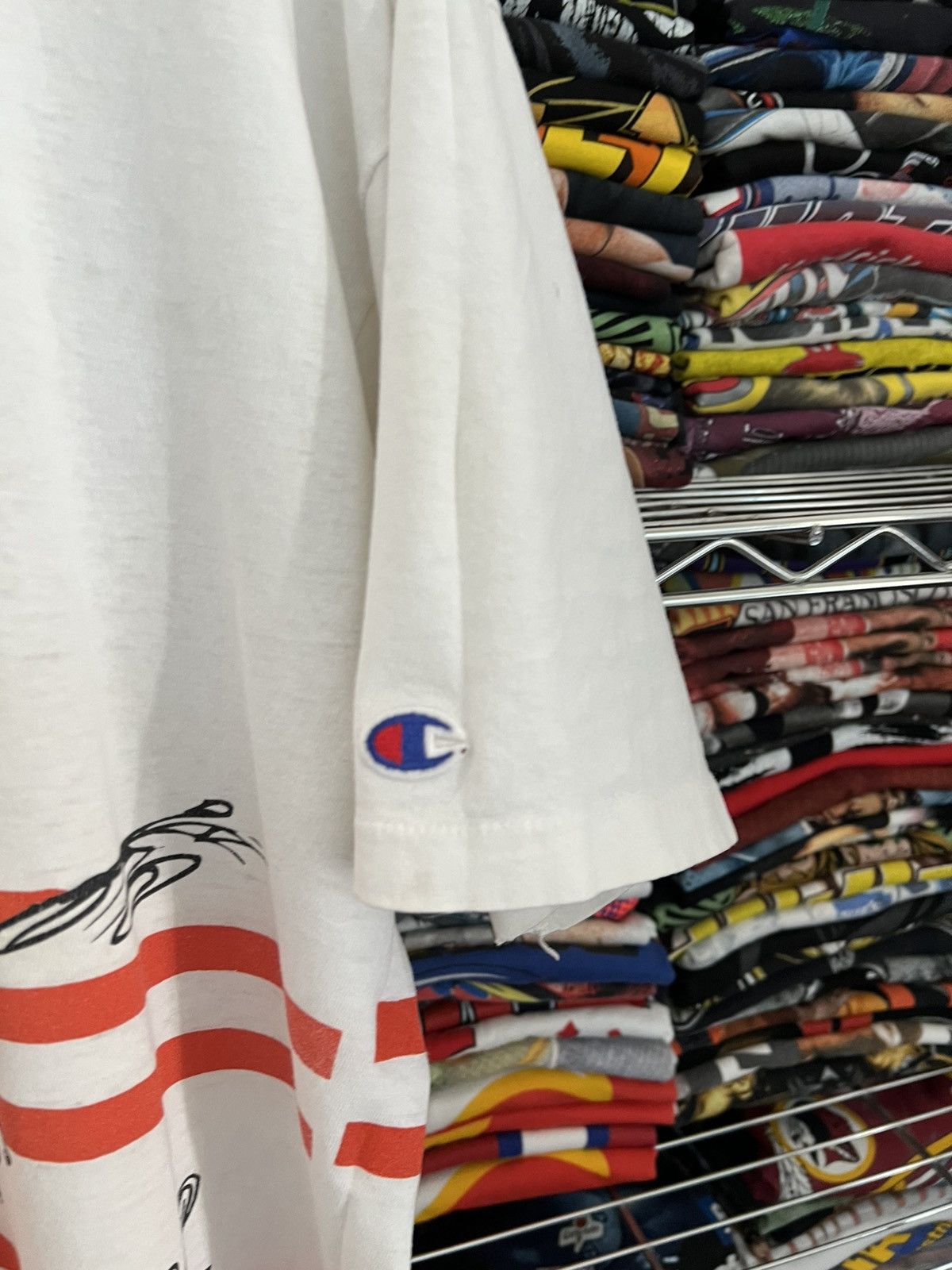 Champion 1996 Atlanta Olympics Flag Single Stitch Art Tee Size US XL / EU 56 / 4 - 5 Thumbnail