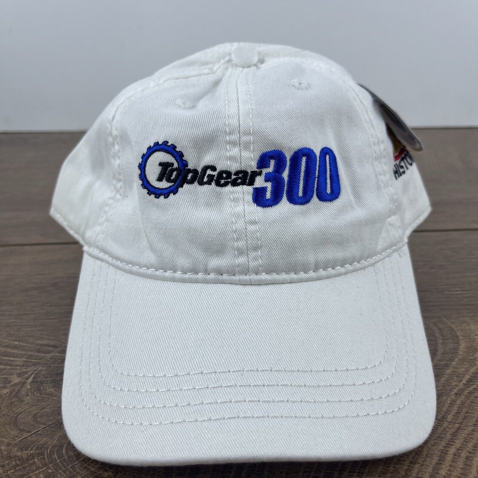 Other TopGear 300 Hat White Top Gear Cap Hat Adjustable Hat White Size ONE SIZE - 4 Thumbnail