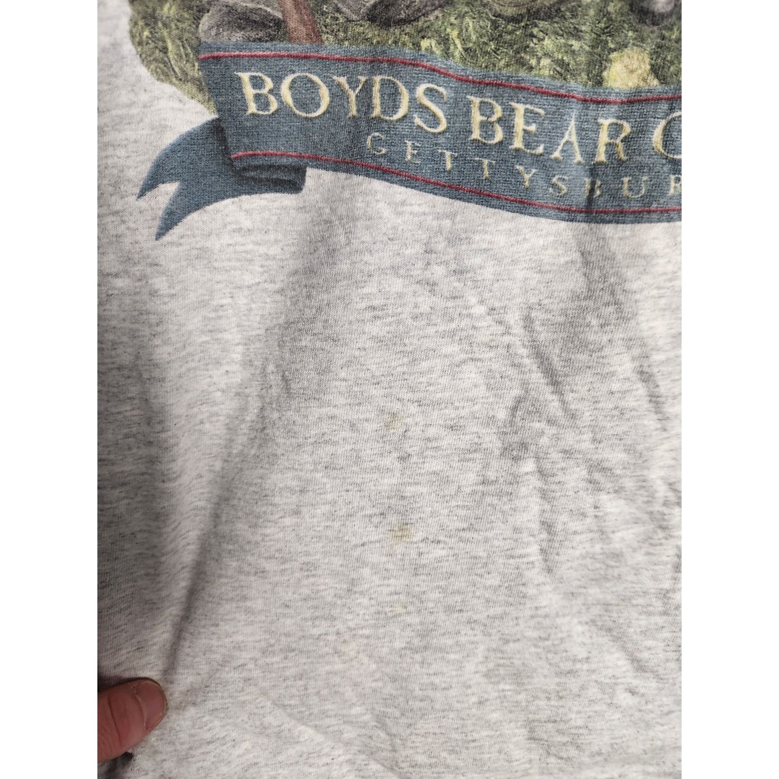 Anvil Vintage Boyds Bears Civil War T Men's Large Size US L / EU 52-54 / 3 - 4 Thumbnail