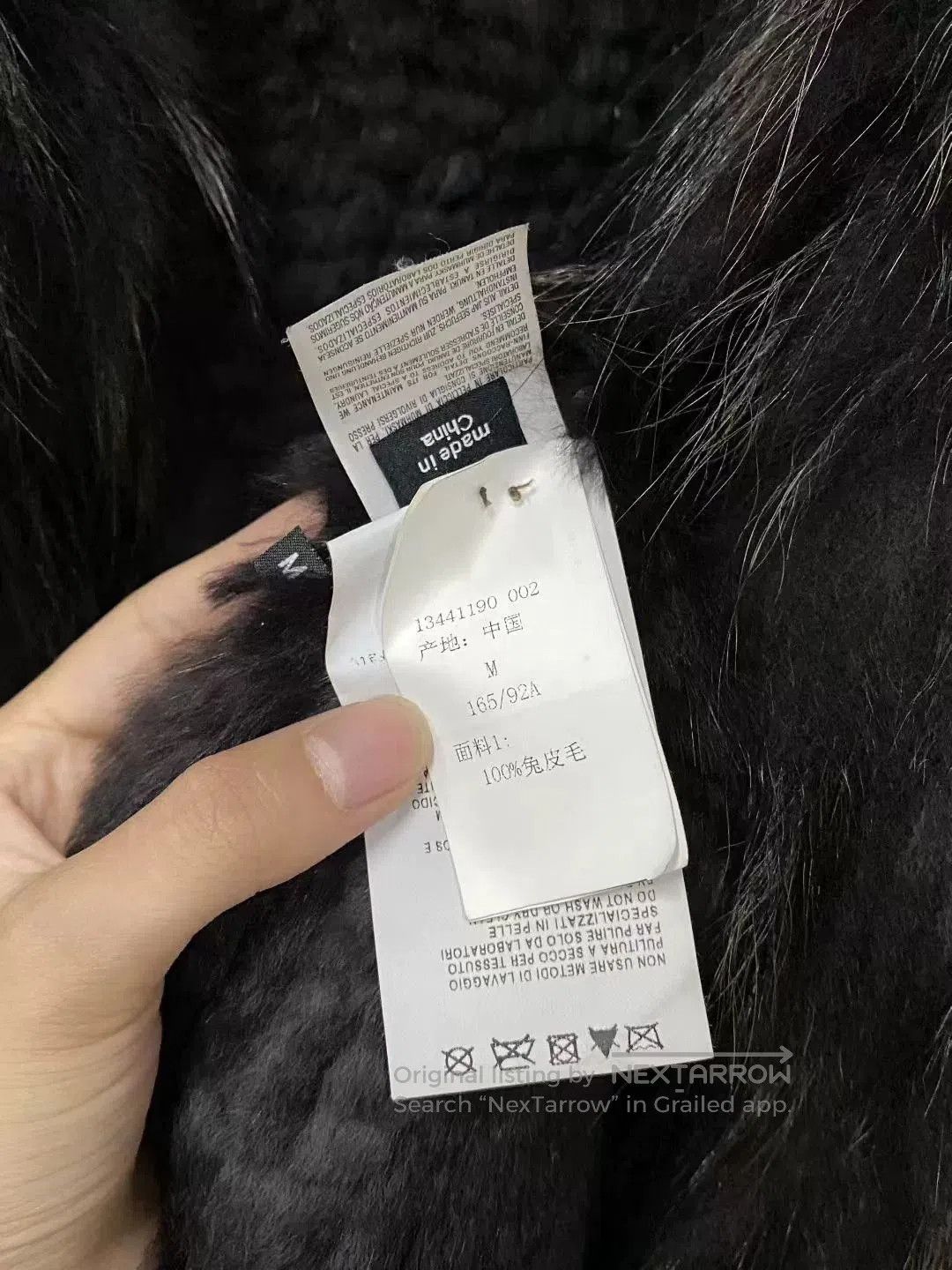 MAX&Co. MAX&Co Black Fur Trim Coat. Size M / US 6-8 / IT 42-44 - 7 Thumbnail