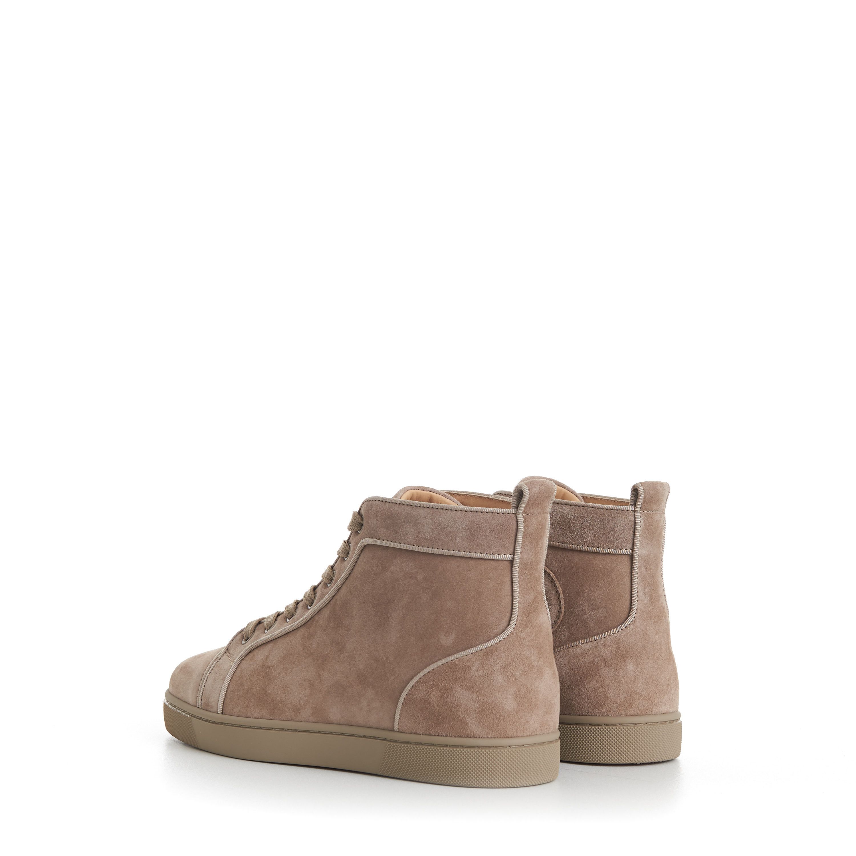 Christian Louboutin Louis High Top Sneakers - Suede, Saharienne Beige Size US 7 / EU 40 - 6 Thumbnail