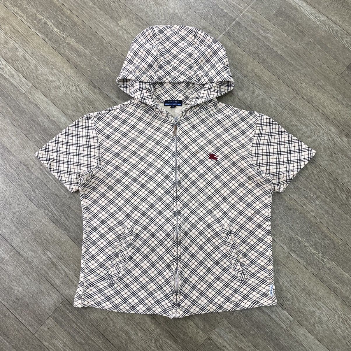 Burberry Burberry London Nova Check Plaid Short Zip Hoodie Luxury Size US S / EU 44-46 / 1 - 1 Thumbnail