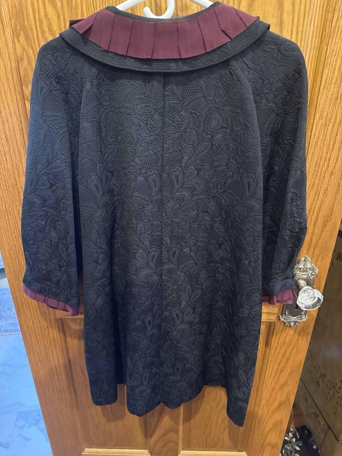 Other Black and burgundy coat Size L / US 10 / IT 46 - 3 Thumbnail
