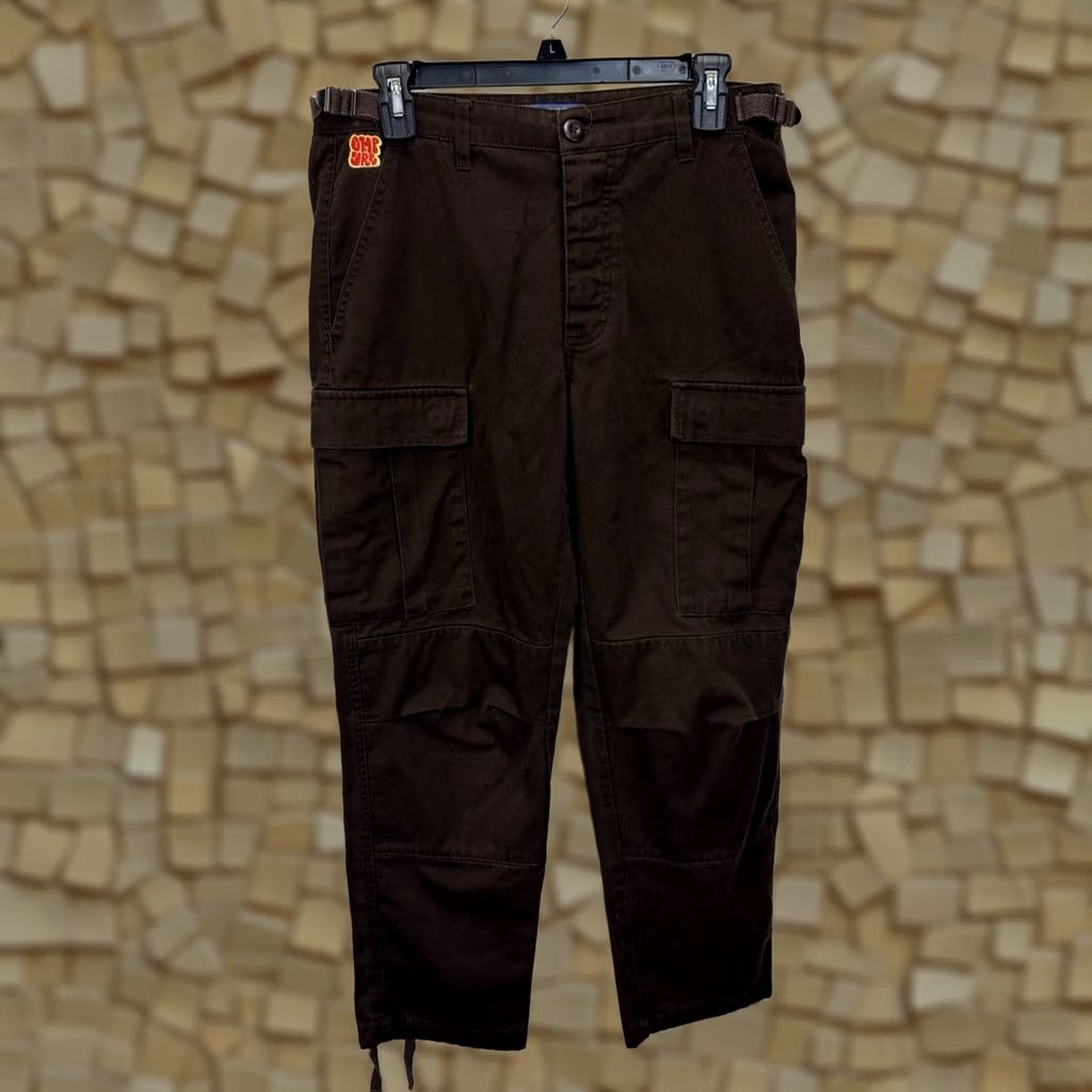 Empyre VINTAGE Empyre Pants Cargo Straight Leg Relaxed Fit Brown 30x29 Adjustable Waist Men’s Baggy Casual Size US 30 / EU 46 - 1 Thumbnail