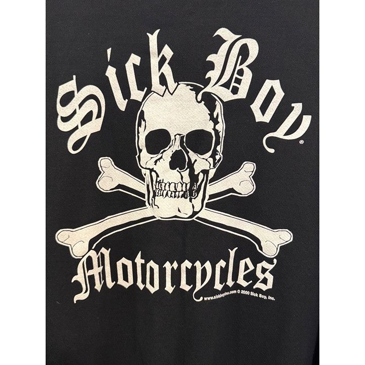 Lee Sick Boy Motorcycles Black Graphic Skull Sweatshirt Lee Heav Size US XL / EU 56 / 4 - 8 Thumbnail
