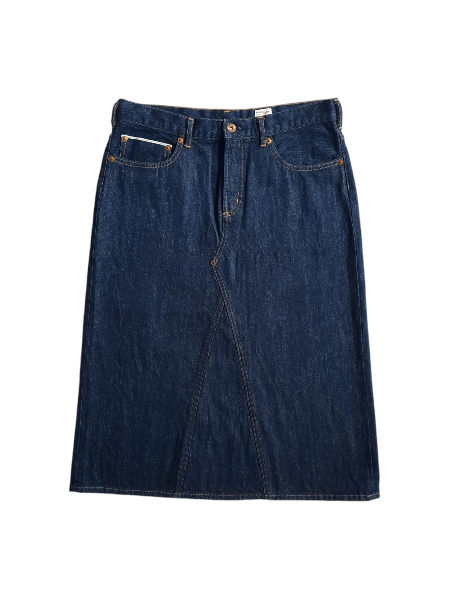 Japanese Brand 🔥Japanese brand made in japan indigo selvedge denim skirt Size 32" / US 10 / IT 46 - 1 Thumbnail