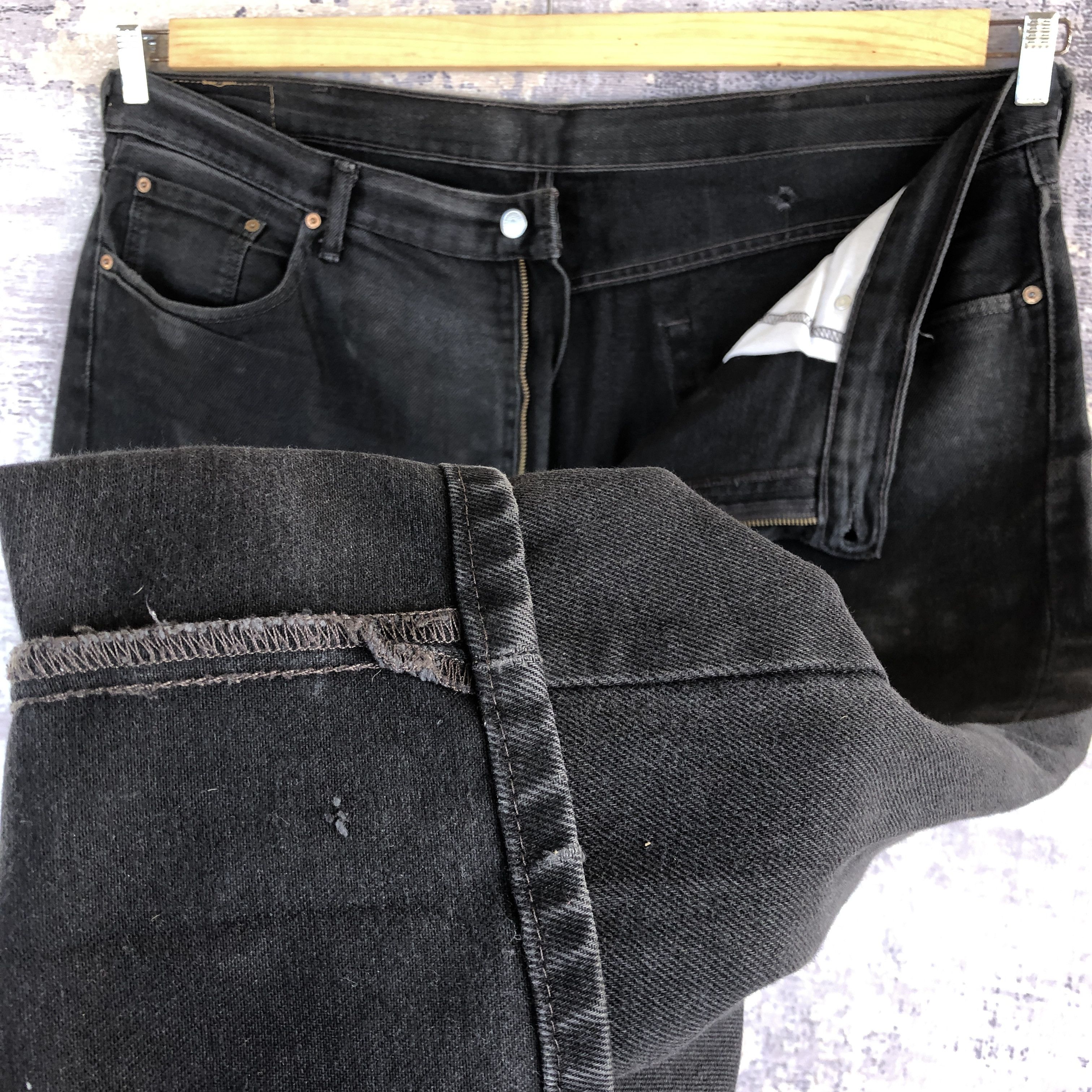 Levi's Vintage Levis 514 Jeans Big Size Levi's Faded Black Denim Size US 44 / EU 60 - 8 Thumbnail