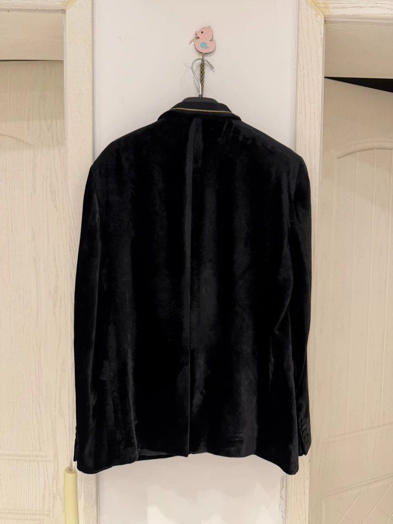Saint Laurent Paris Saint Laurent Paris Black velvet jacket-2506 Size US L / EU 52-54 / 3 - 2 Thumbnail