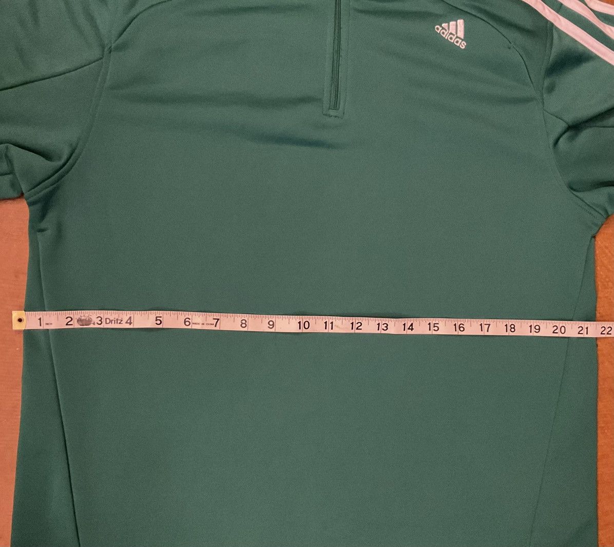 Adidas Adidas Teal Quarter-Zip with White Accents Size US M / EU 48-50 / 2 - 4 Thumbnail