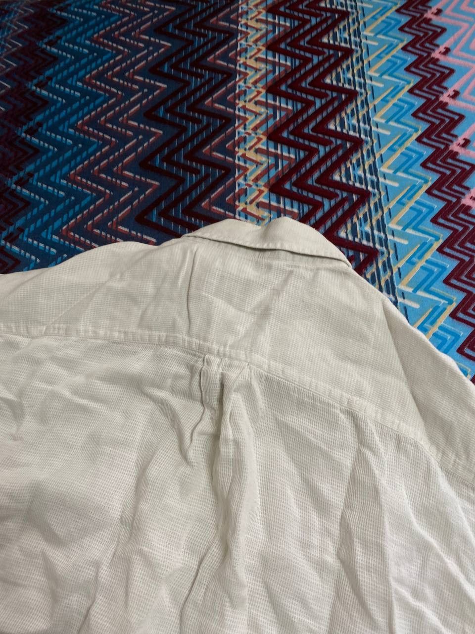Valentino × Vintage Vintage Valentino Light Blue Pocket Logo Button Up Shirt Size US XL / EU 56 / 4 - 19 Thumbnail
