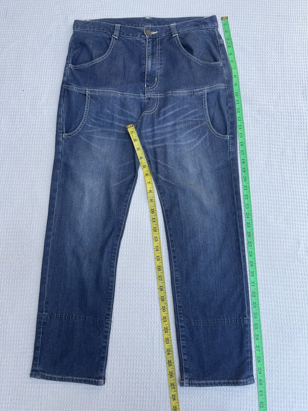 Frapbois LastDrop🔥Rare🔥Vtg FRAPBOIS Issey Miyake Japan Designer Jeans Size US 34 / EU 50 - 11 Thumbnail