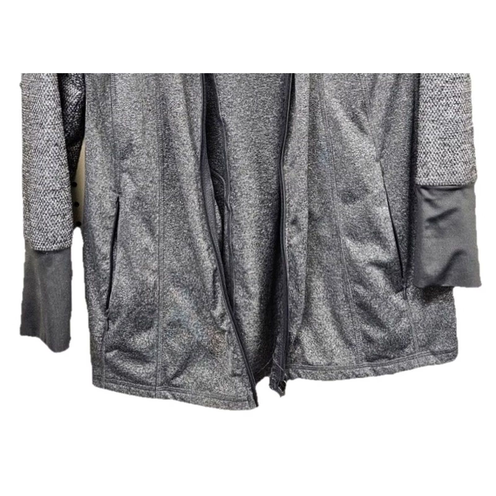 Jockey Jockey Jacket Womens M Blue Full Zip Yoga Running Athletic Curved Hem Size Size M / US 6-8 / IT 42-44 - 3 Thumbnail