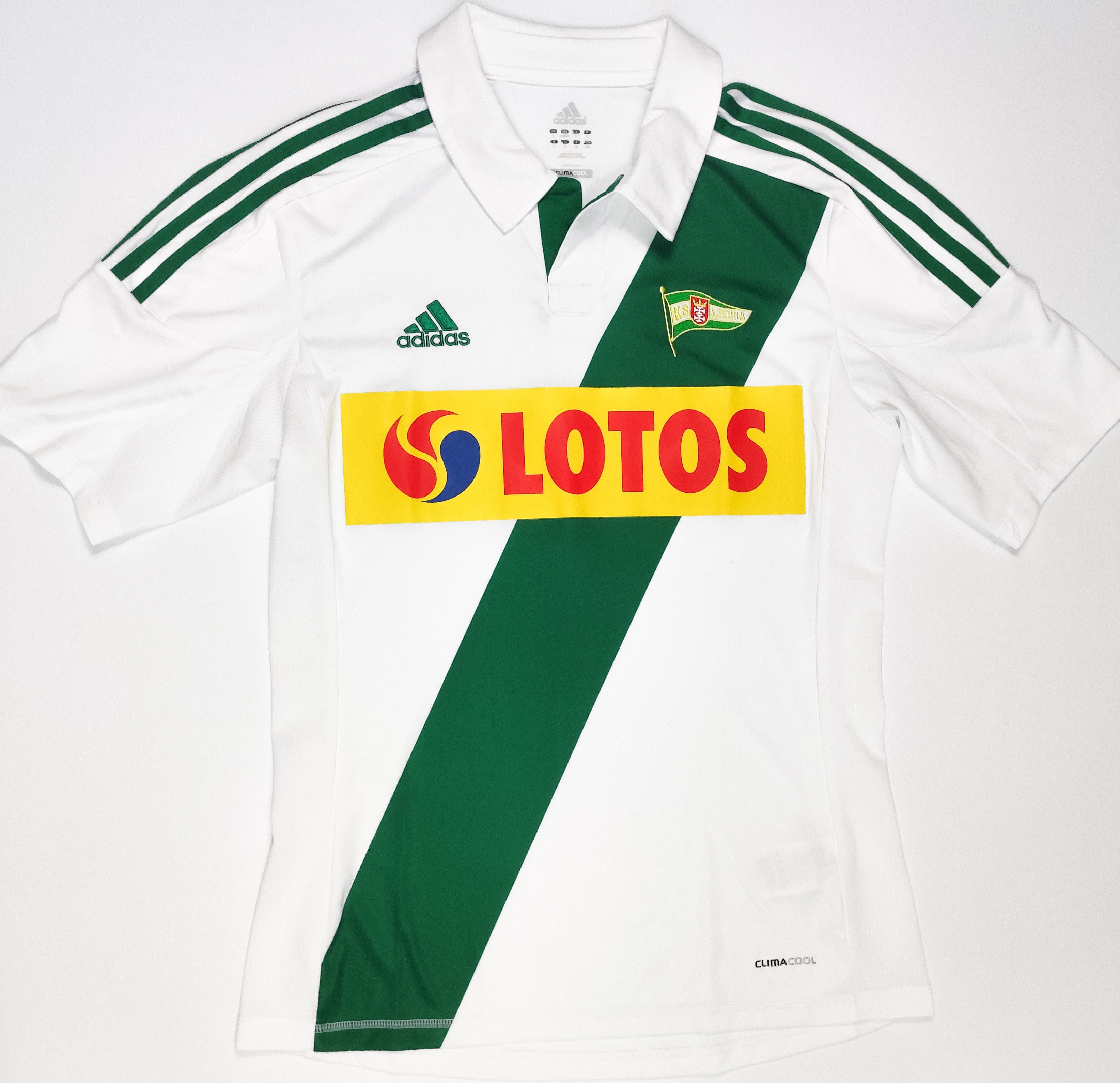 Adidas Lechia Gdańsk 2012 2013 Adidas Home Shirt Poland Size US S / EU 44-46 / 1 - 1 Thumbnail
