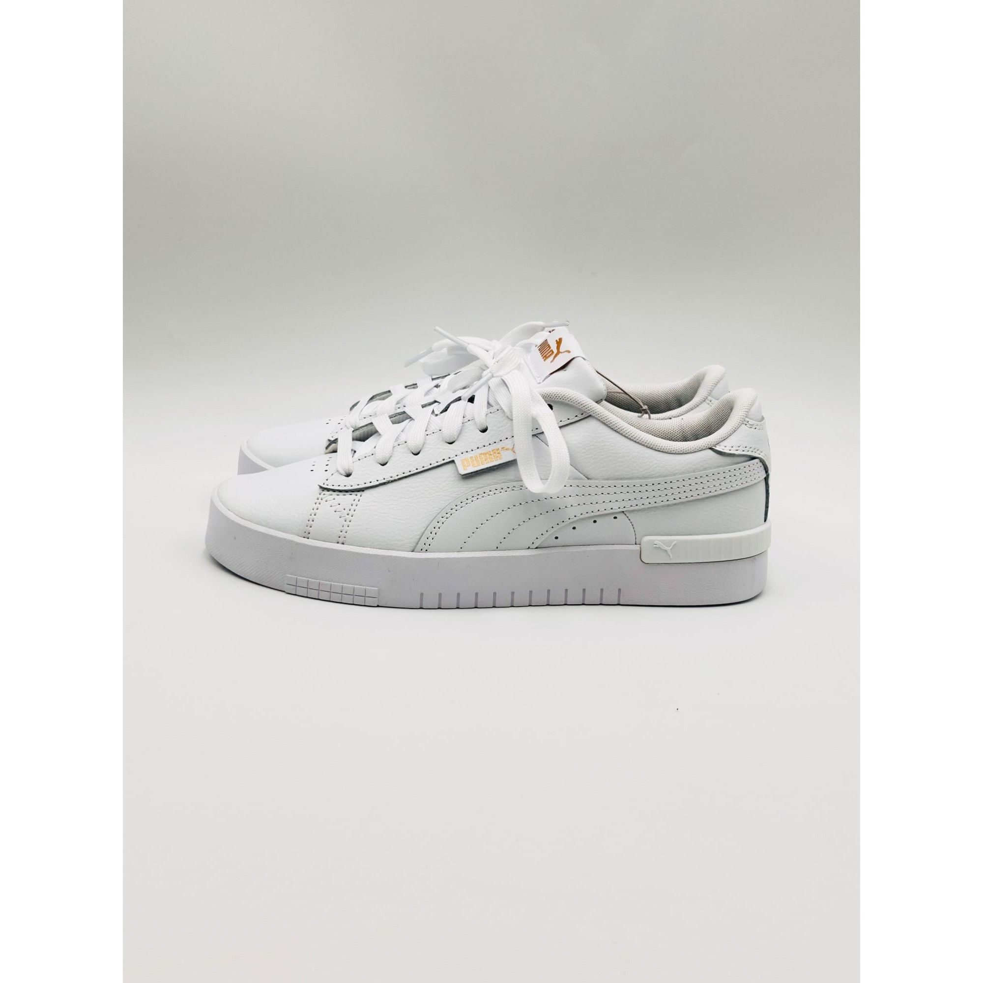Puma Puma Court Sneaker Women US 6.5 White Leather Platform Casua Size US 6.5 / IT 36.5 - 4 Thumbnail