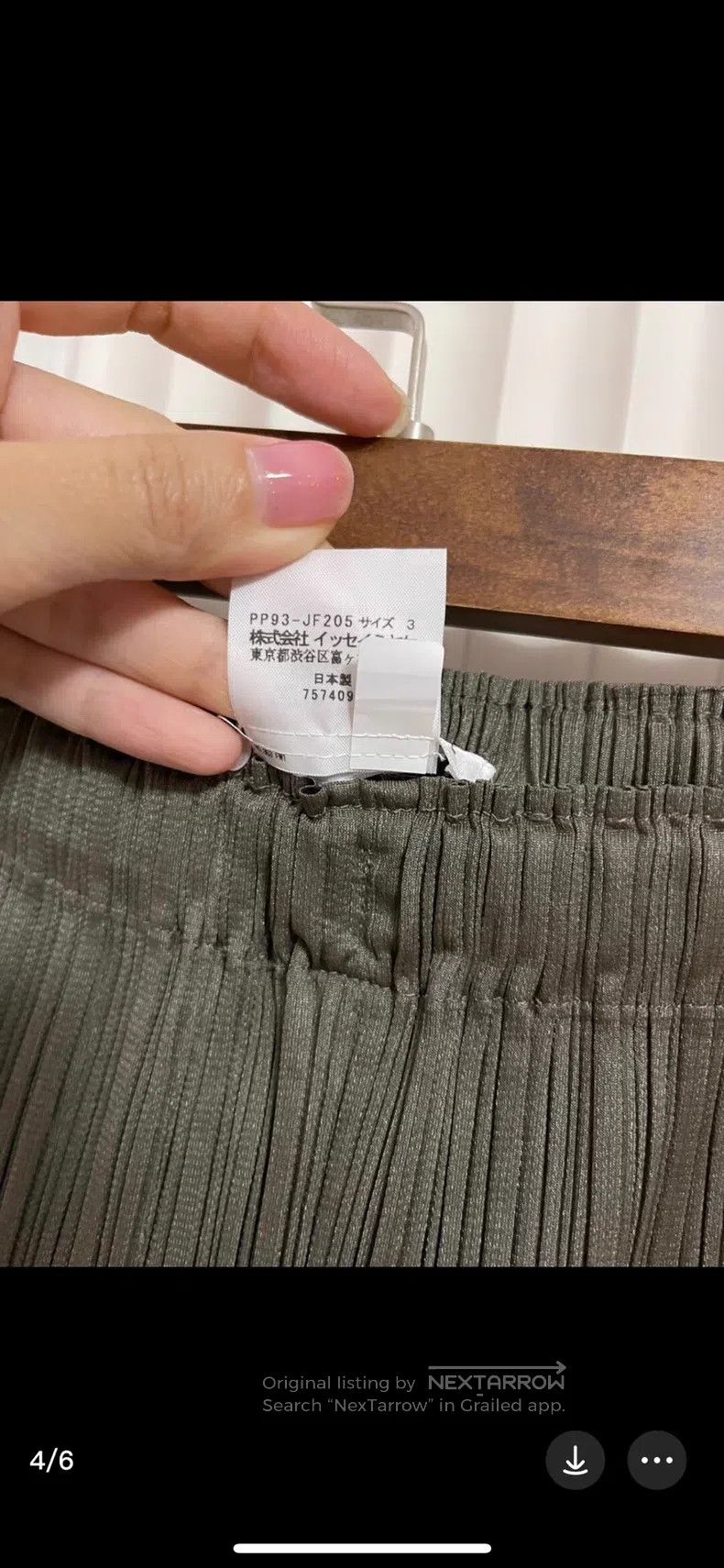 Issey Miyake Issey Miyake size:3 Olive Loose Carrot Trousers Size 23" - 4 Thumbnail