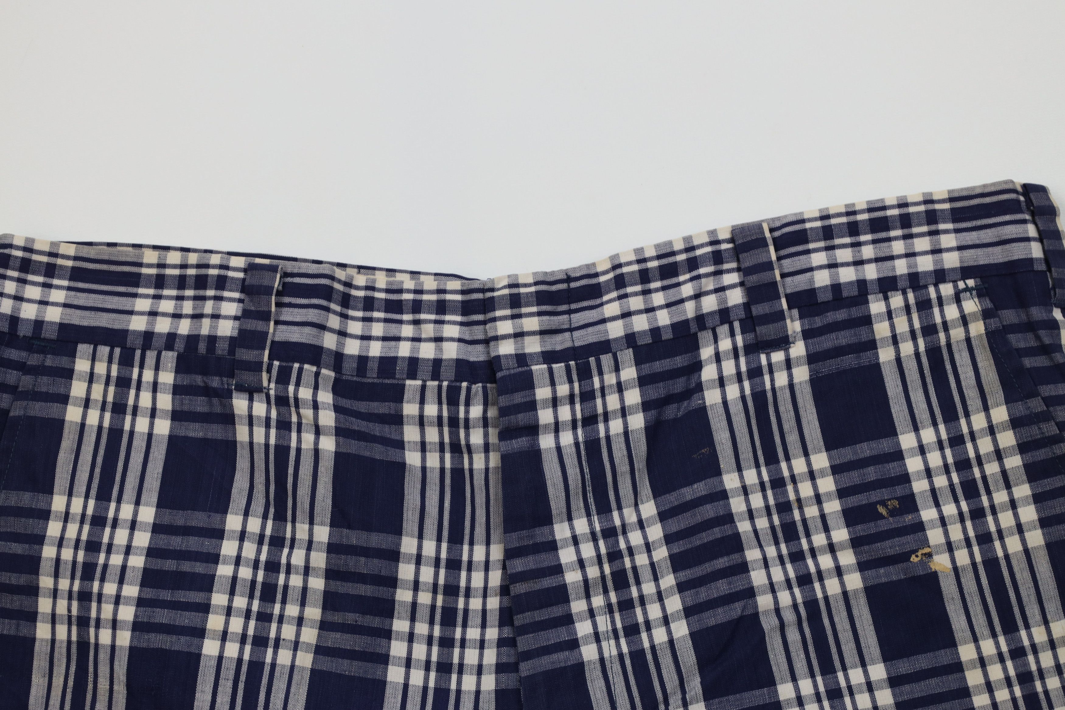 Vintage Vintage 50s 60s Streetwear Above Knee Chino Shorts Blue Size US 38 / EU 54 - 2 Thumbnail