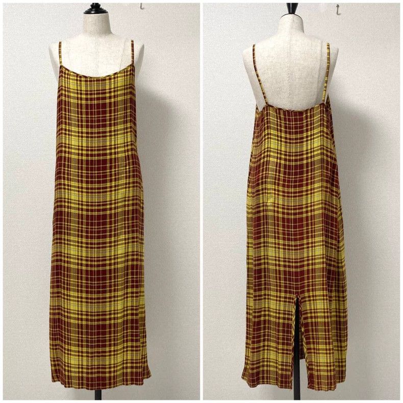 Comme Des Garcons . Plaid Dress