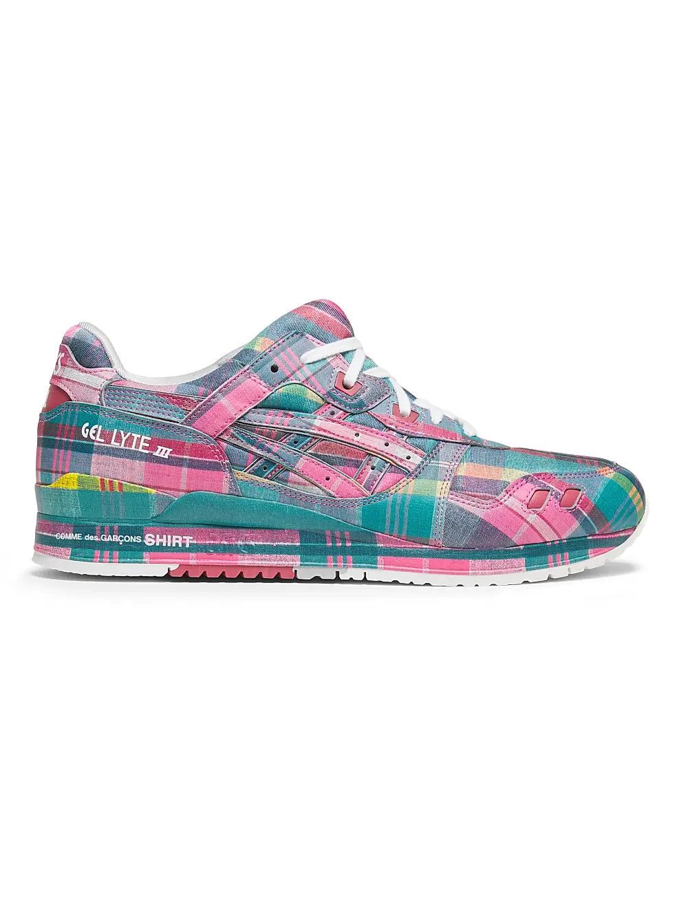 Asics × Comme des Garcons os11x0226 Gel-Lyte III Low-Top Sneakers In Multicolor Size US 13 / EU 46 - 1 Thumbnail