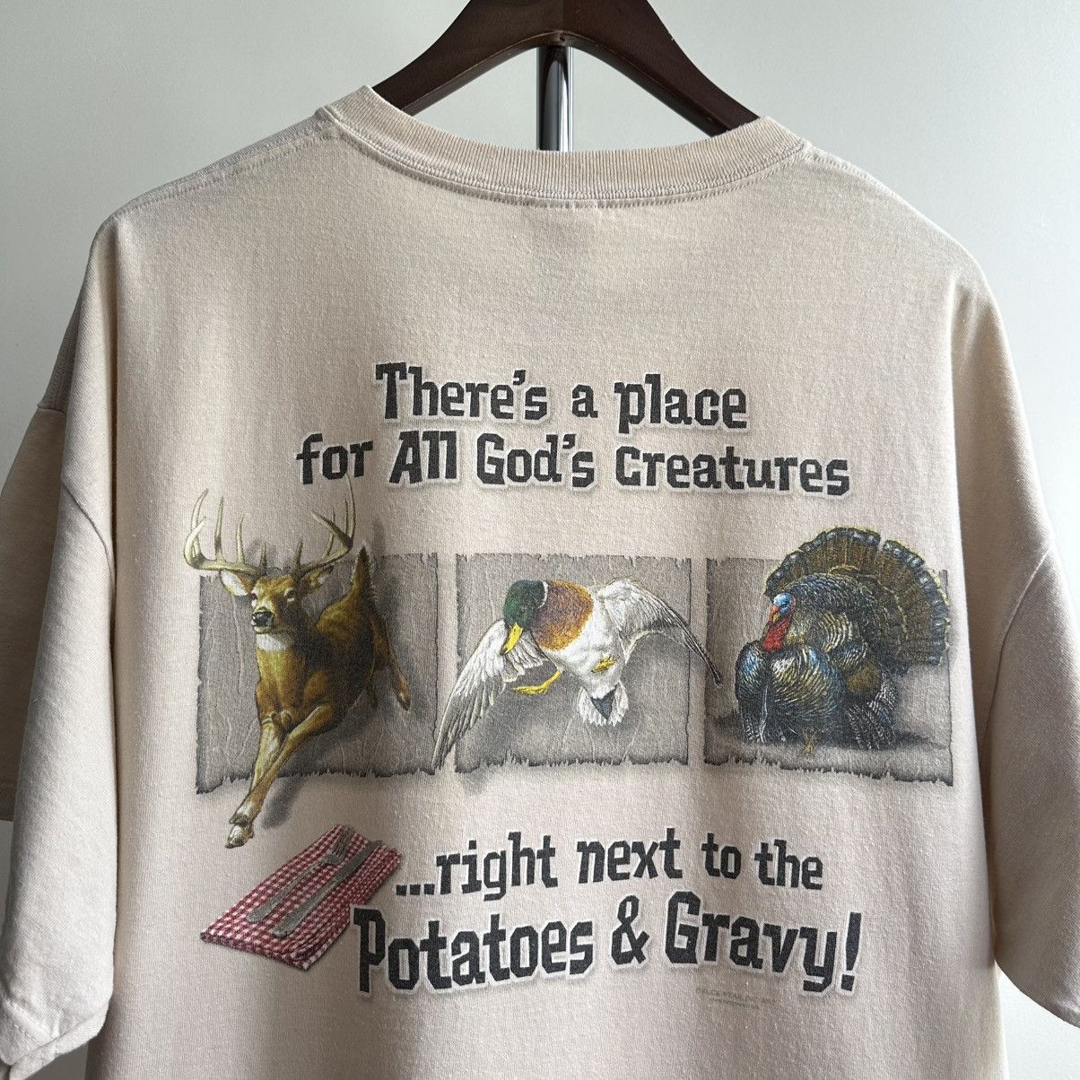 Vintage Vintage 2003 Buck Wear Graphic Humor Hunter Tee Size US XL / EU 56 / 4 - 2 Thumbnail