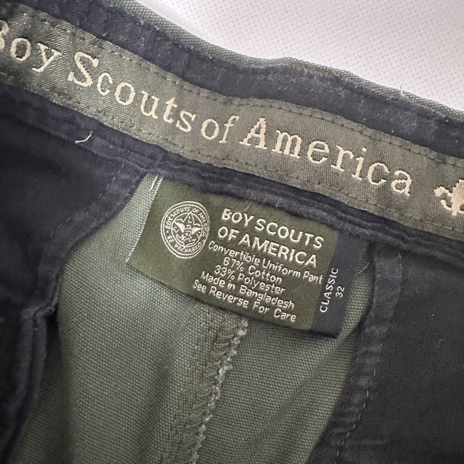 Other Boy Scouts Pants Cargo Convertible Outdoors Hiking Canvas Size US 32 / EU 48 - 3 Thumbnail