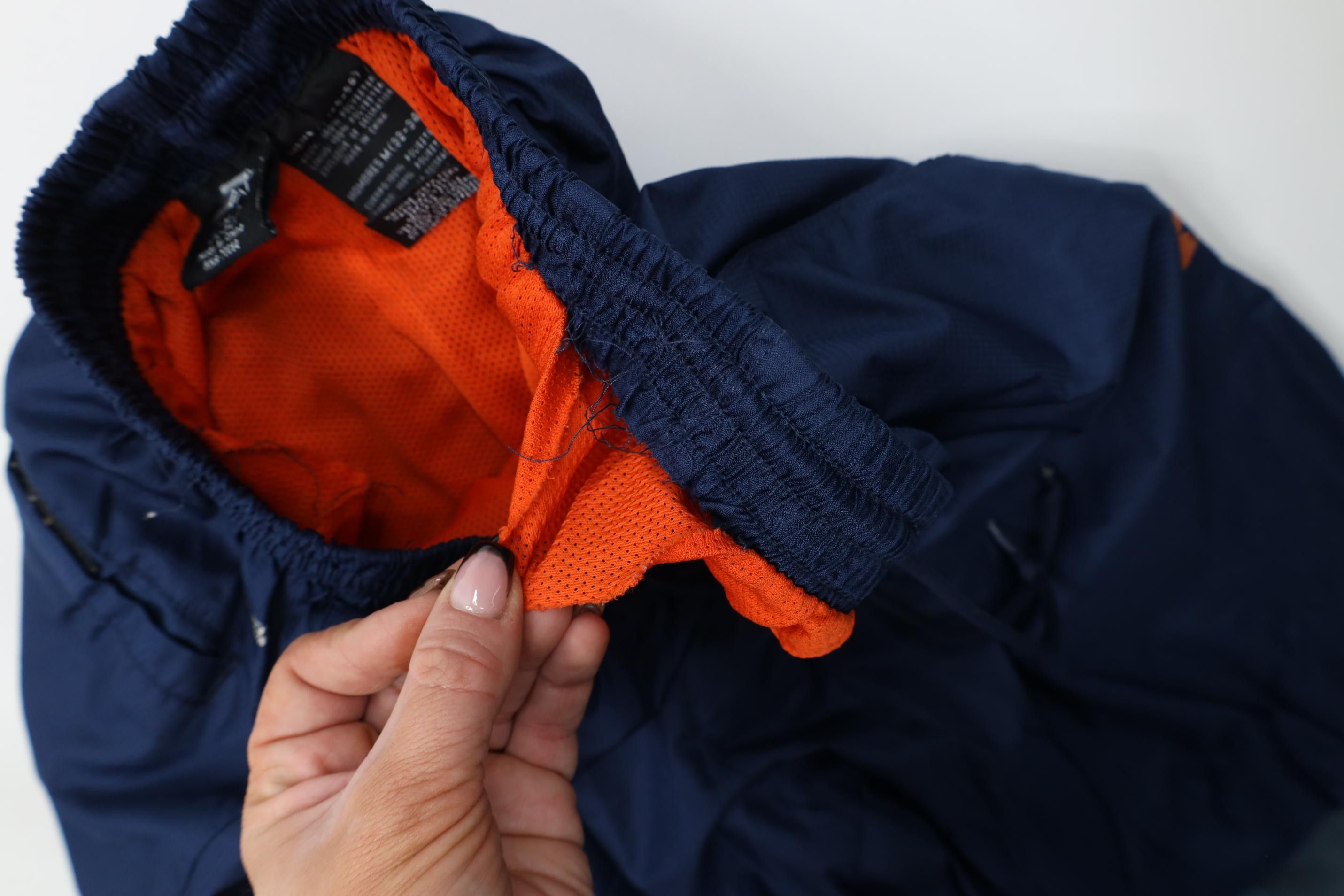 Starter Vintage 90s Y2K Starter Lined Wide Leg Windbreaker Pants Size US 34 / EU 50 - 10 Thumbnail