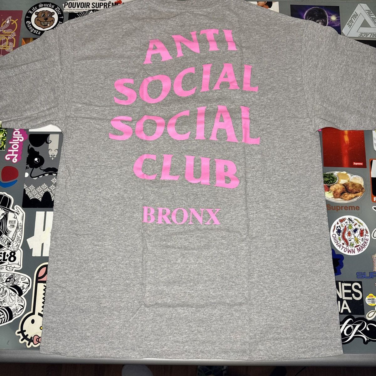 Anti Social Social Club Anti Social Social Club Bronx Tee Heather Gray Sz Large Size US L / EU 52-54 / 3 - 1 Thumbnail