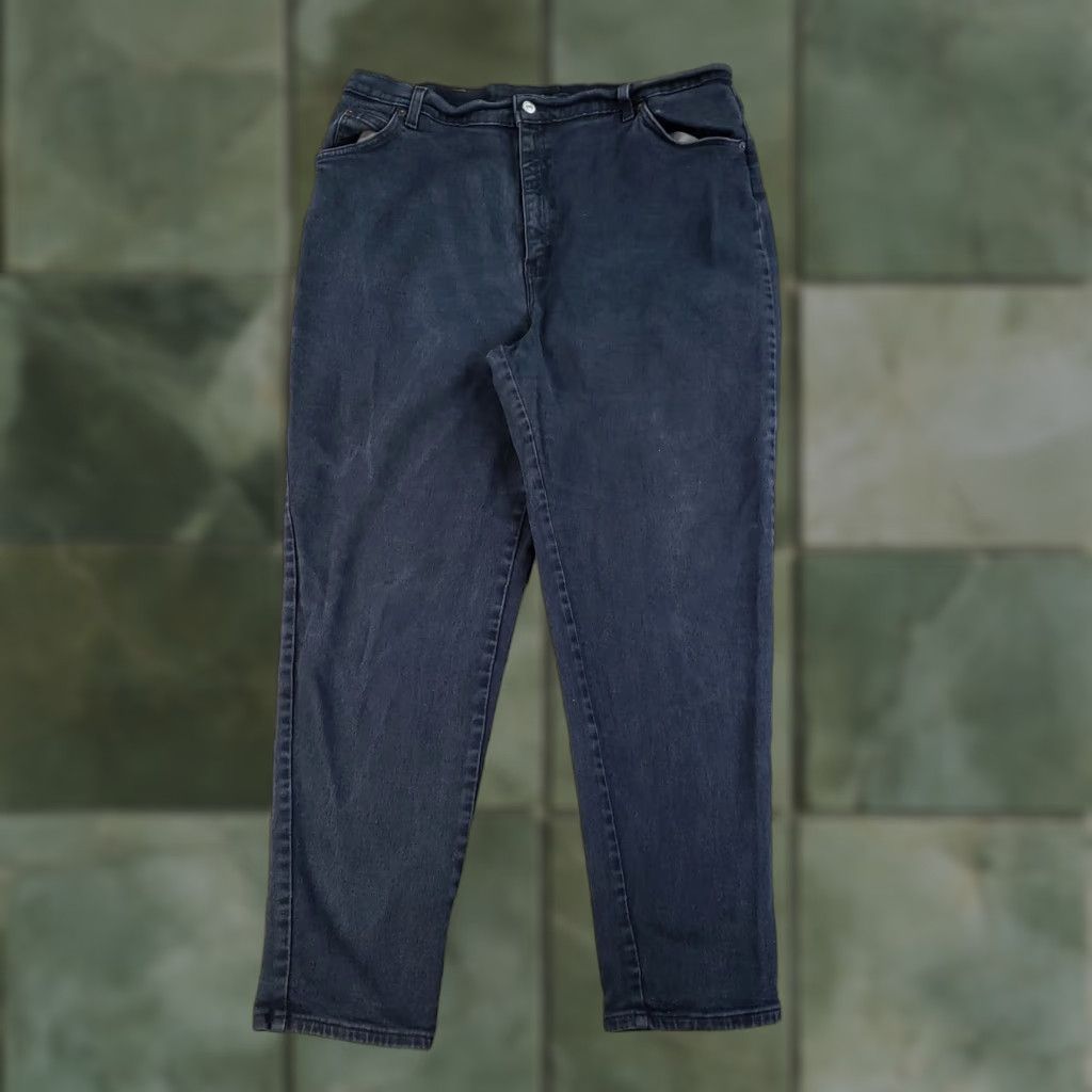 Levi's VINTAGE Levi's Jeans Womens 20W Tapered High Rise Blue 922 90s Orange Tab Jeans Womens 20W Size 42" / US 20 - 1 Thumbnail