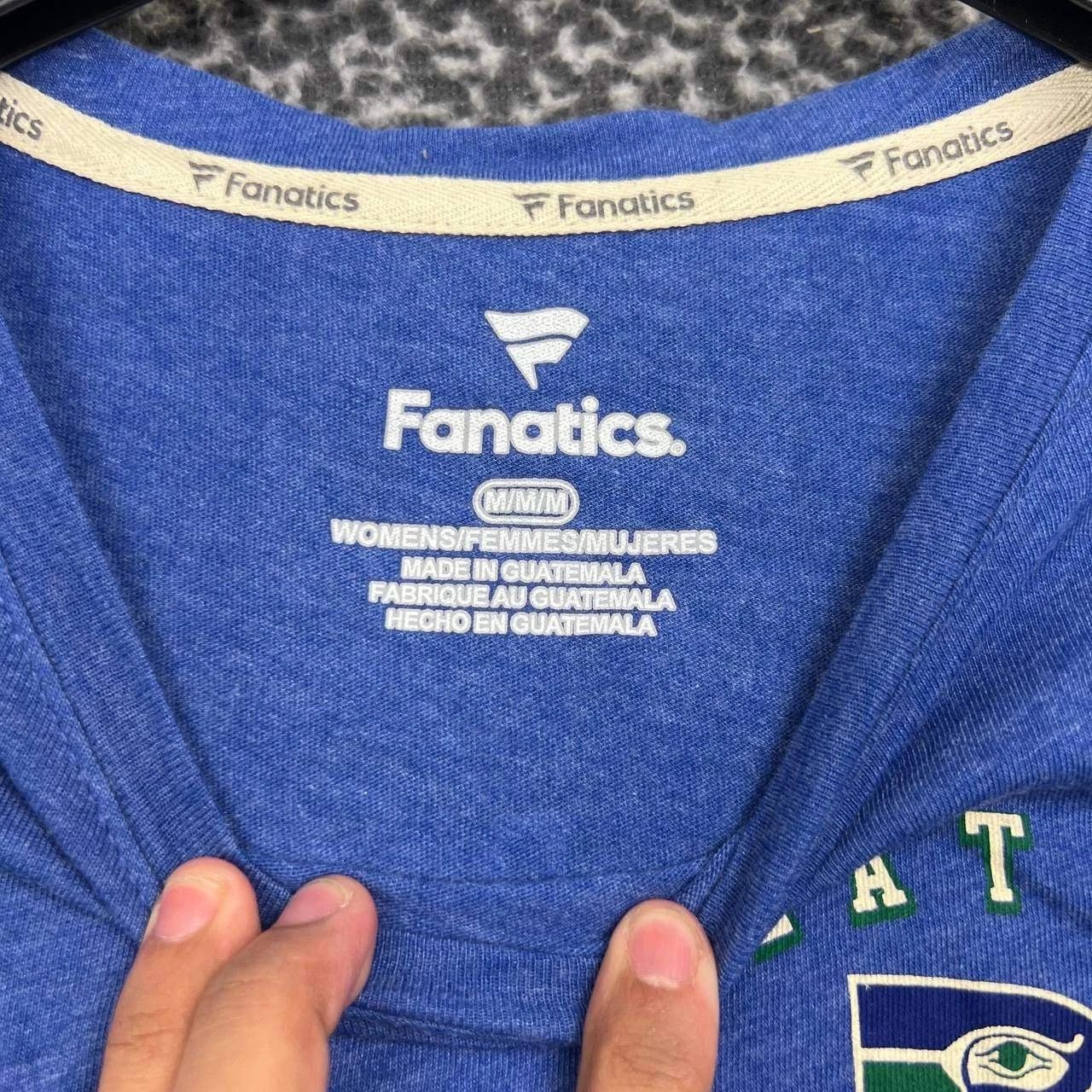 Other Seattle Seahawks Shirt Women Blue Short Sleeve Crew Neck M Size M / US 6-8 / IT 42-44 - 3 Thumbnail