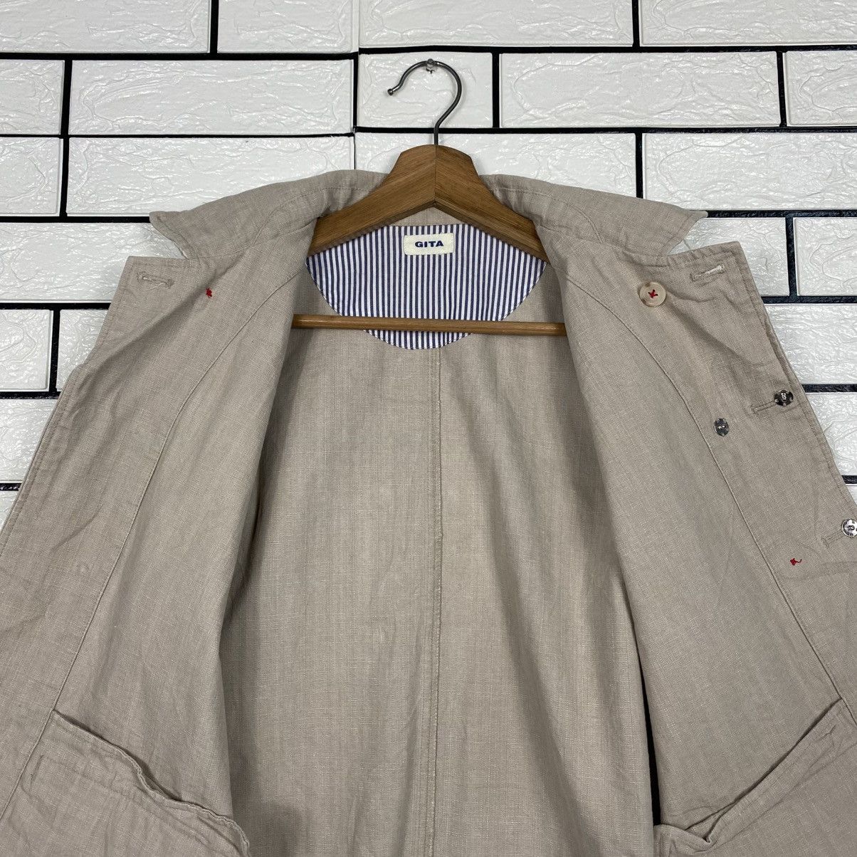 Issey Miyake 📌Vintage Chore Work Jacket Gita Duck Canvas Size US M / EU 48-50 / 2 - 15 Thumbnail