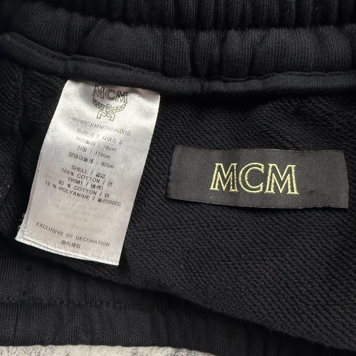 MCM MCM Classic Logo Track ‘Black’ Shorts Size US 32 / EU 48 - 5 Thumbnail