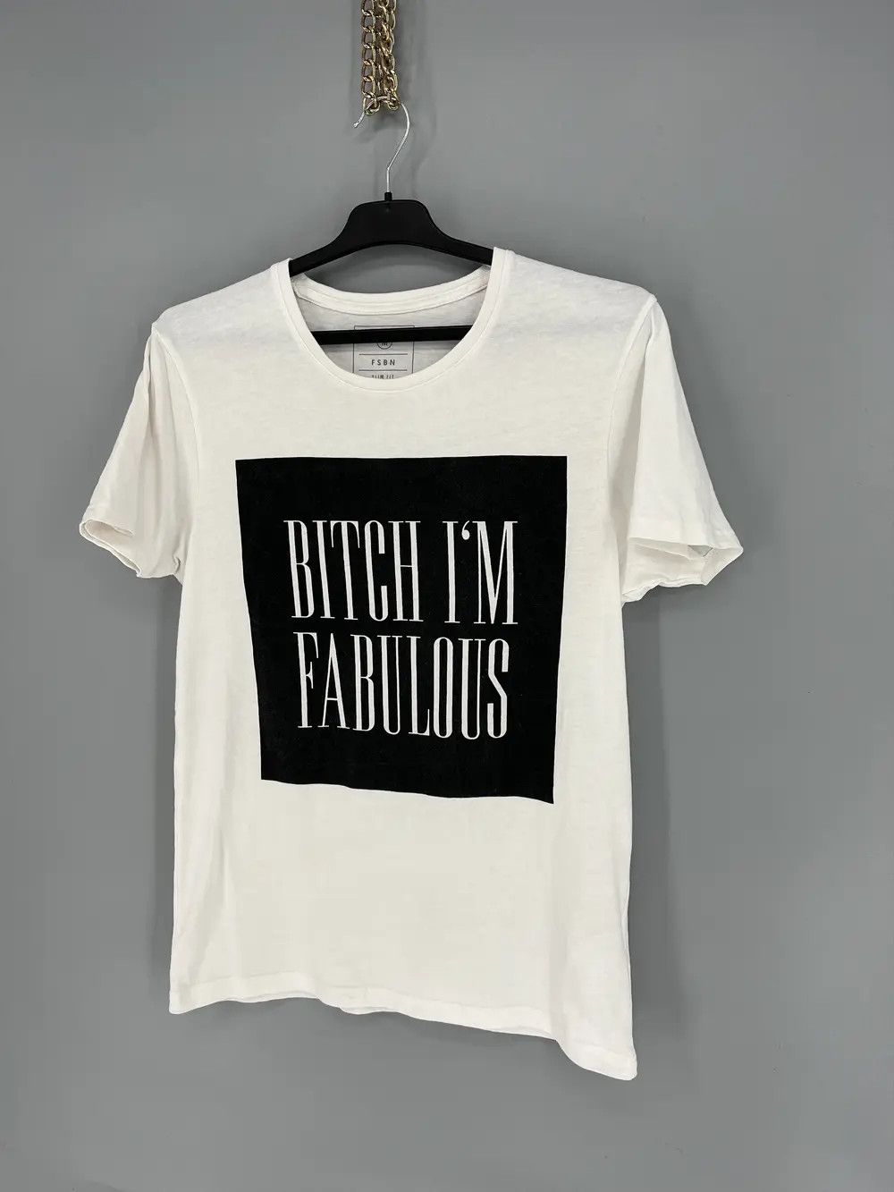 Vintage Vintage Inscription Adult “ Bitch im Fabulous ” Humor Tee Size US M / EU 48-50 / 2 - 3 Thumbnail