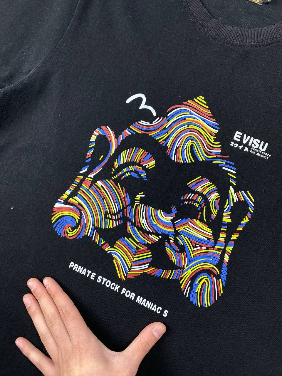 Evisu Vintage Evisu T-Shirt Big Logo 90s Y2K Size US L / EU 52-54 / 3 - 3 Thumbnail