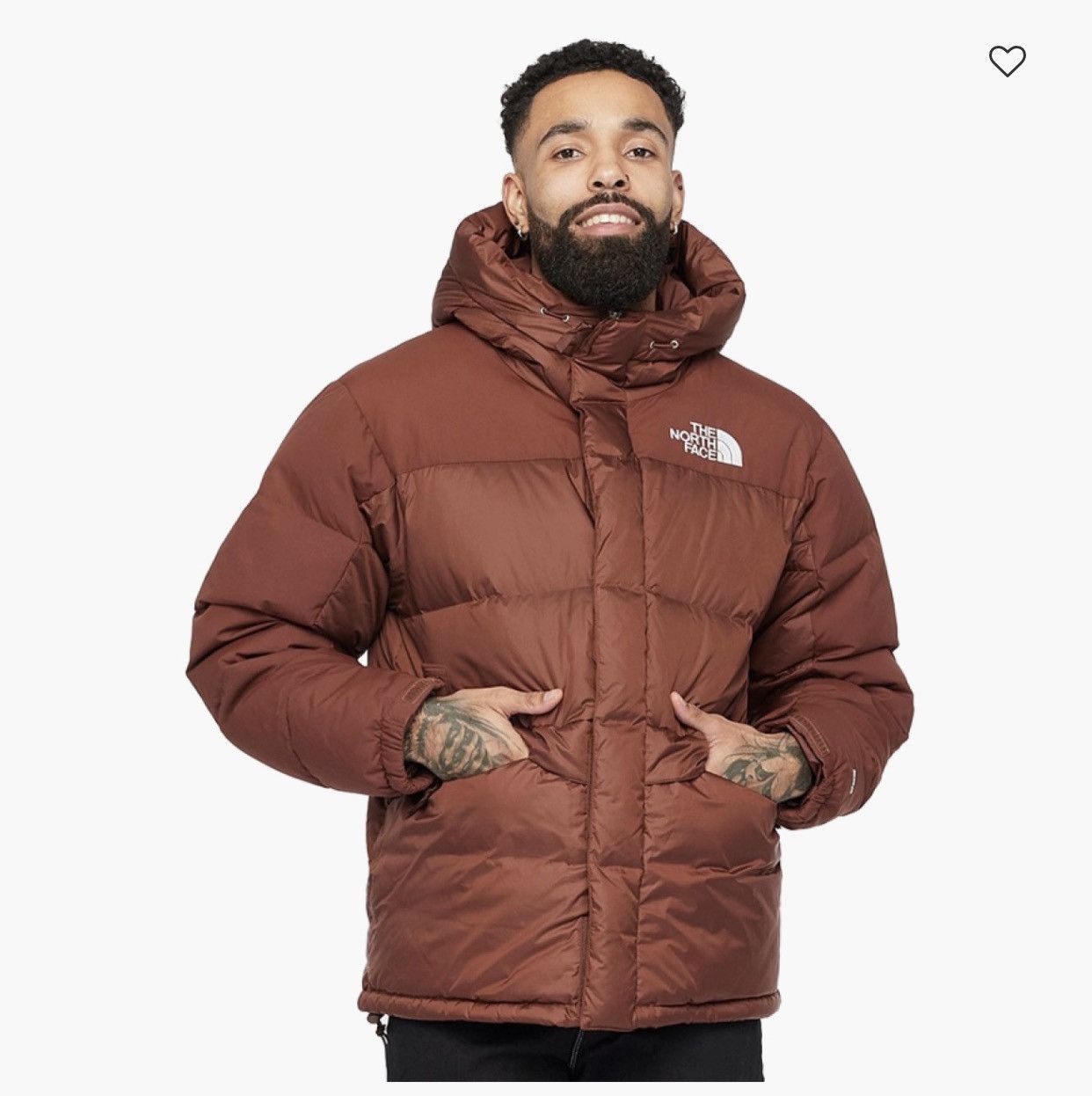 The North Face HIMALAYAN DOWN Jacket BROWN sz 550 S