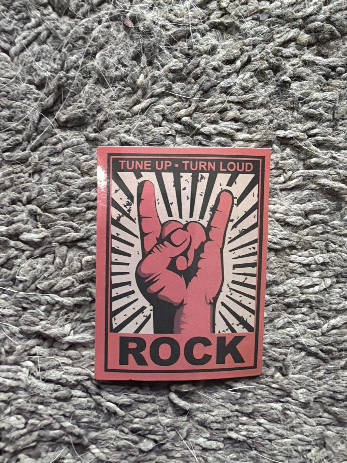 Hypebeast Tune Up Turn Loud Rock Sticker Size ONE SIZE - 1 Thumbnail