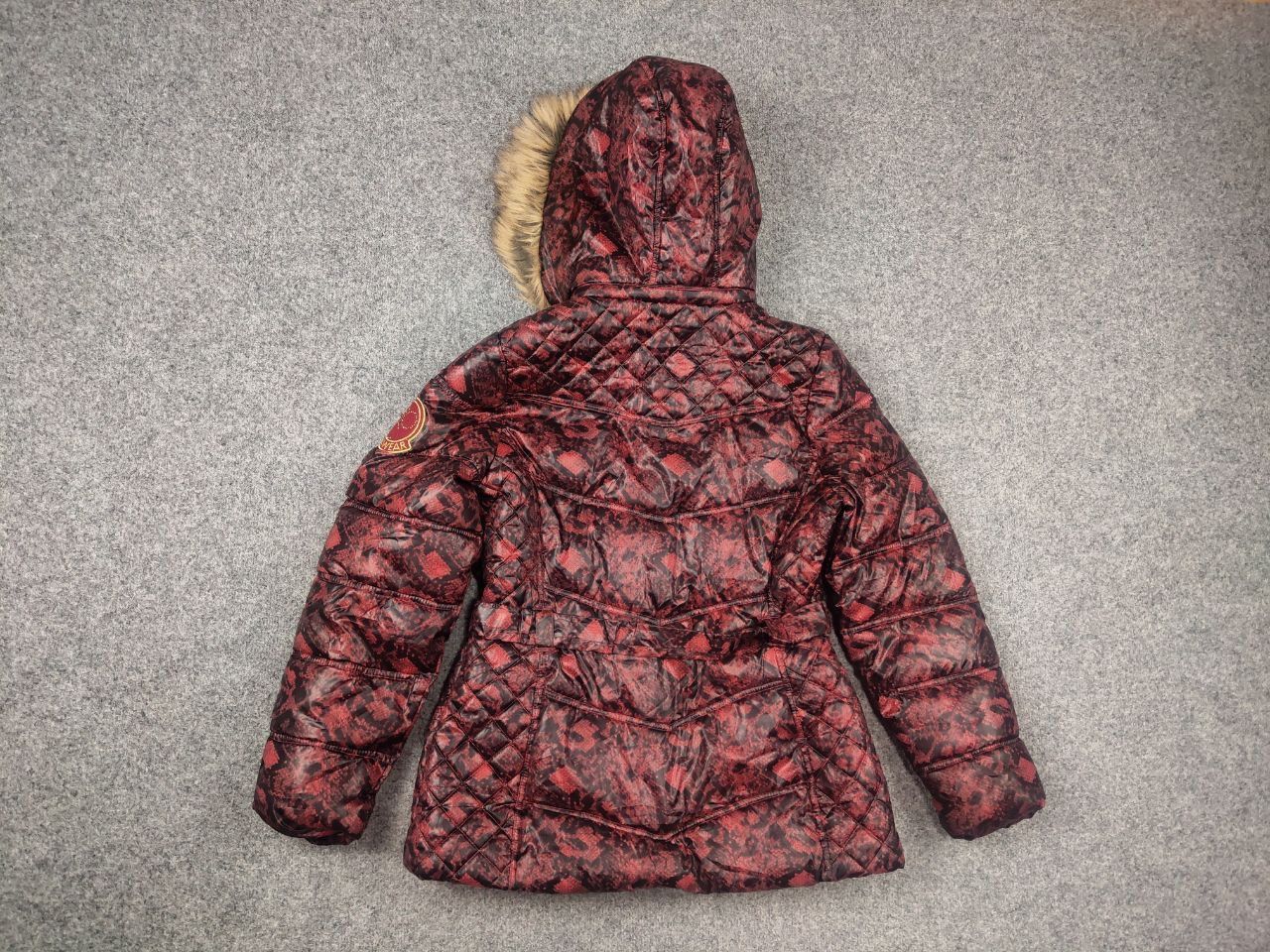 Rocawear Vintage Rocawear Y2K Style red pattern Fur Hoodie Jacket LGB Size L / US 10 / IT 46 - 10 Thumbnail