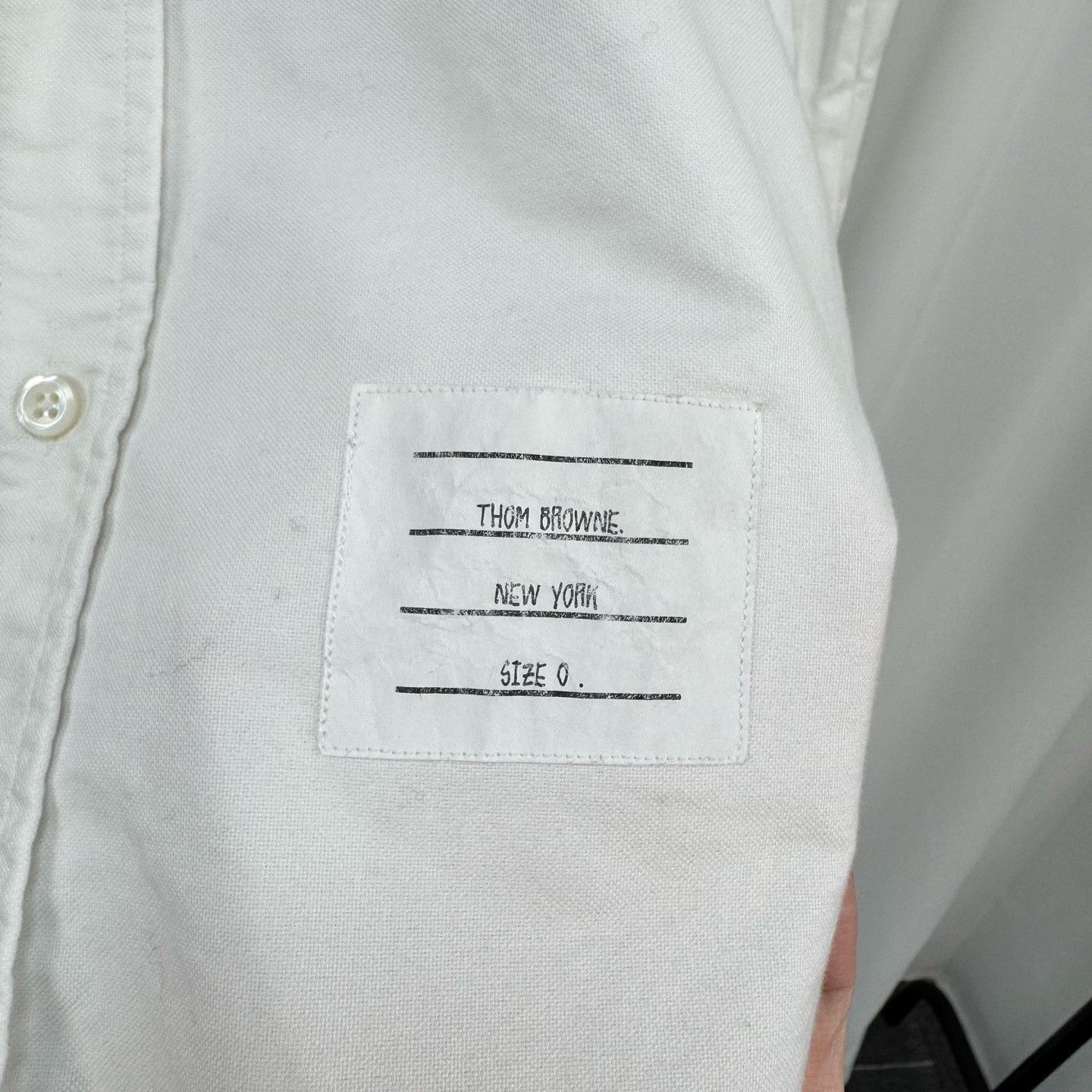 Thom Browne Thom Browne Striped Oxford Shirt Size US XS / EU 42 / 0 - 5 Thumbnail