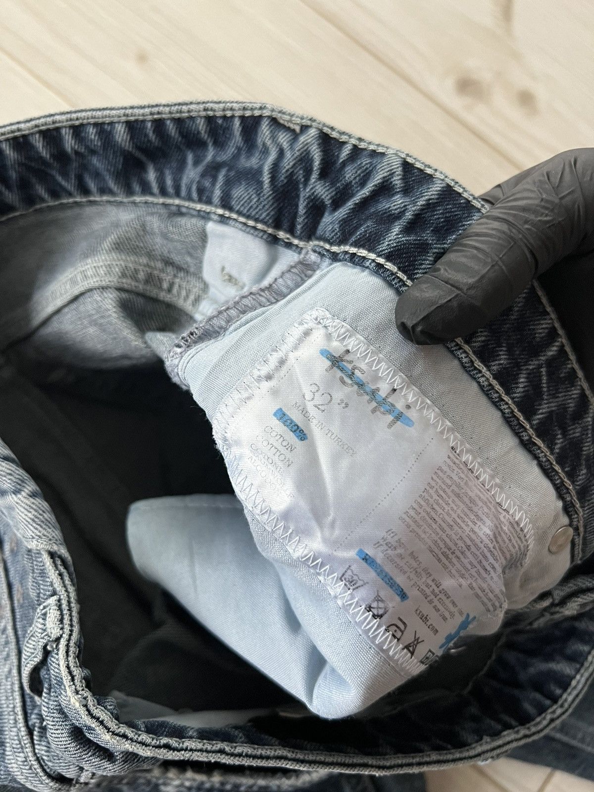 Ksubi KSUBI BLUE FIVE-POCKETS COTTON JEANS SIZE 32 DISTRESSED Size US 32 / EU 48 - 16 Thumbnail
