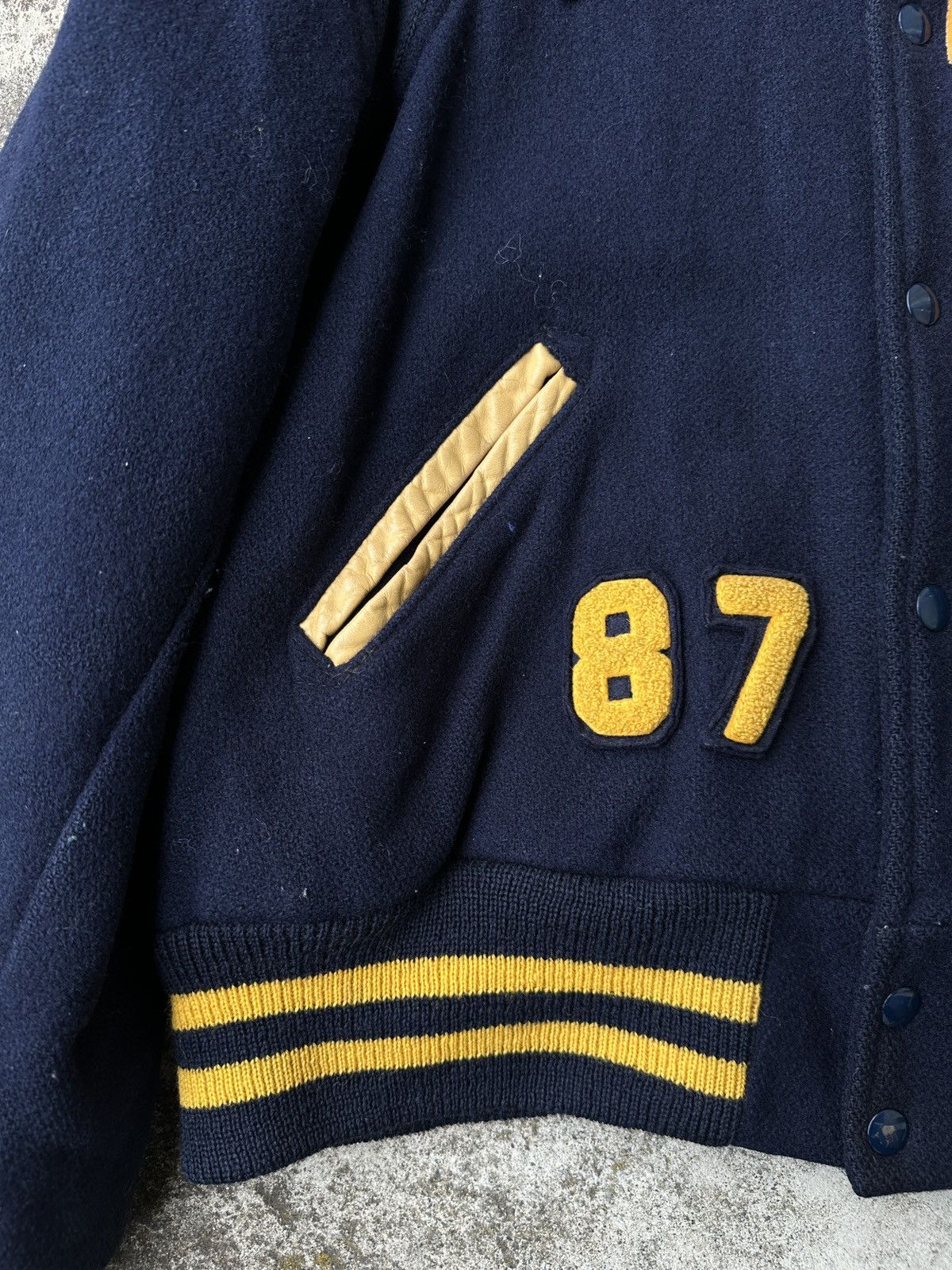 Vintage 60s College letterman football hippie patch varsity jkt Size US M / EU 48-50 / 2 - 4 Thumbnail