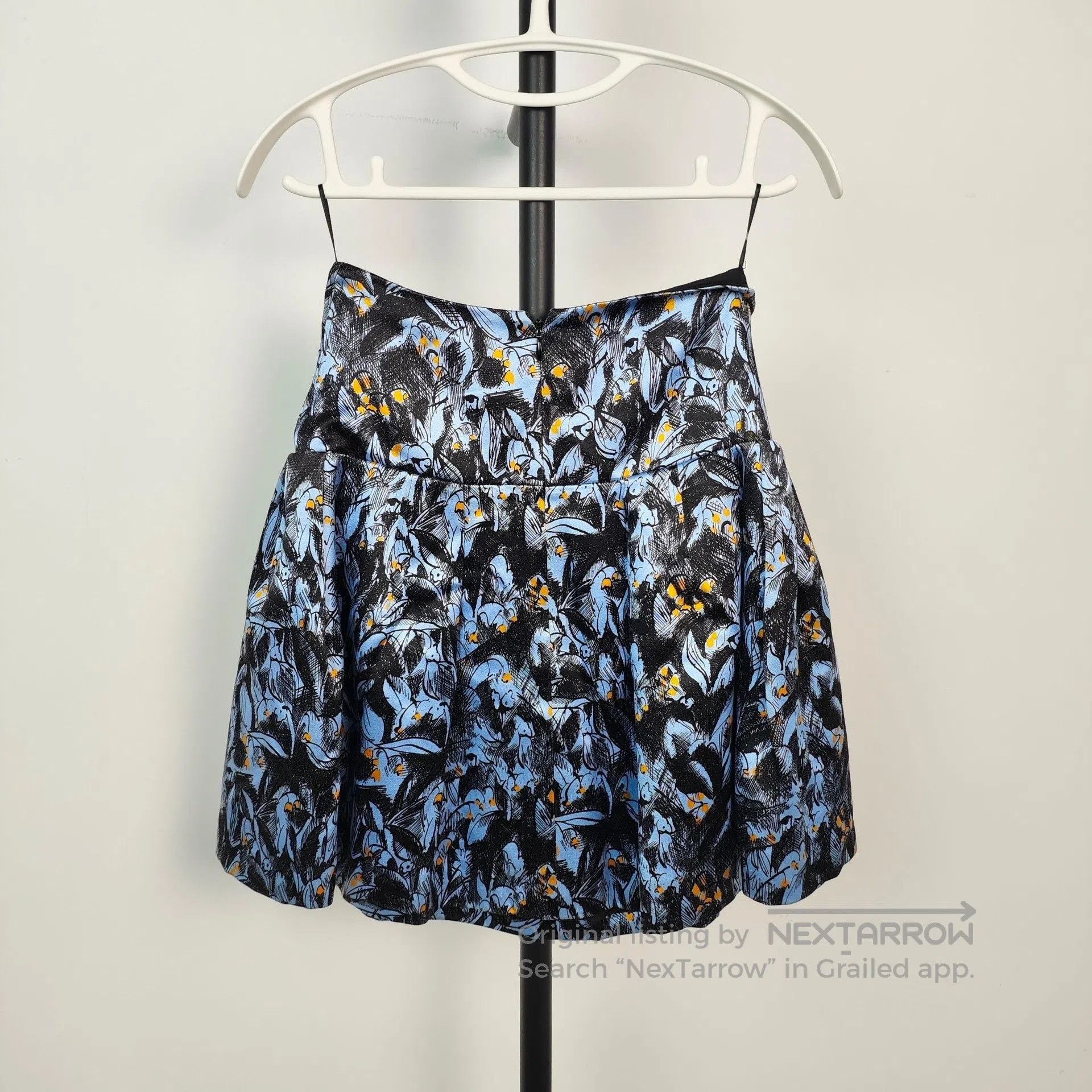 Dior Dior Autumn and Winter Silk Embroidered Print Skirt| Size 33" - 2 Thumbnail