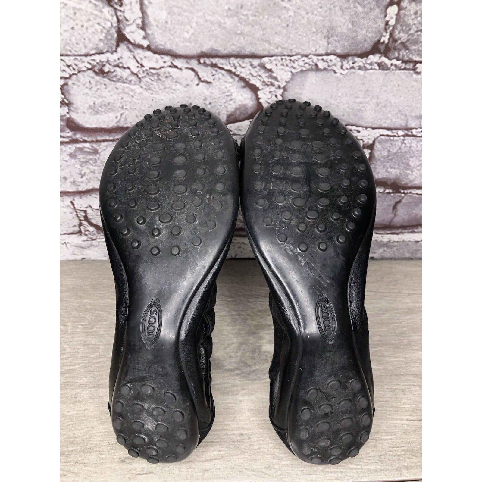 Tod's Tod's Black Leather Cap Toe Buckle Ballerina Ballet Flats Wo Size US 10 / IT 40 - 8 Thumbnail