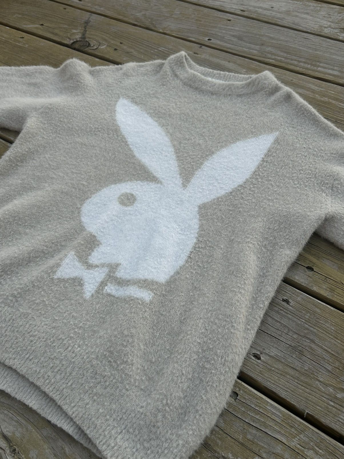 Pacsun × Playboy Playboy x PacSun Fuzzy Bunny Head Knit Sweater Size US S / EU 44-46 / 1 - 2 Thumbnail