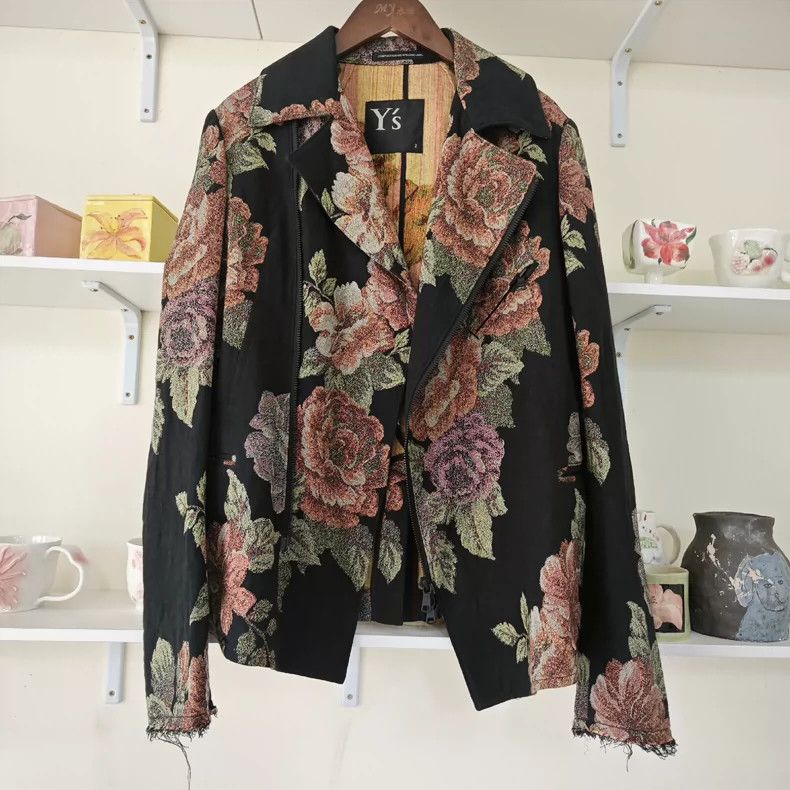 Yohji Yamamoto Yohji Yamamoto Rose Jacket-dmc Size US M / EU 48-50 / 2 - 1 Thumbnail