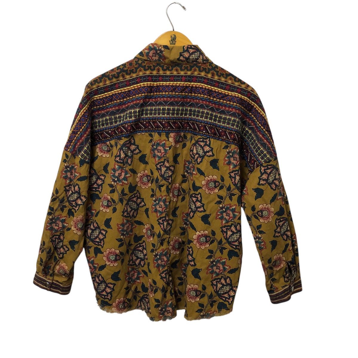 Zara Vintage Zara Button Ups Fullprint Jacket Size XXL / US 16-18 / IT 52-54 - 6 Thumbnail