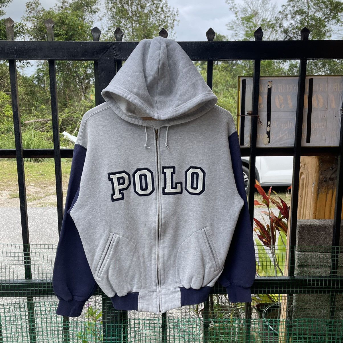 Polo Ralph Lauren 🔥Vintage Polo Ralph Lauren Full Zipper Sweater Hoodie Size US M / EU 48-50 / 2 - 1 Thumbnail