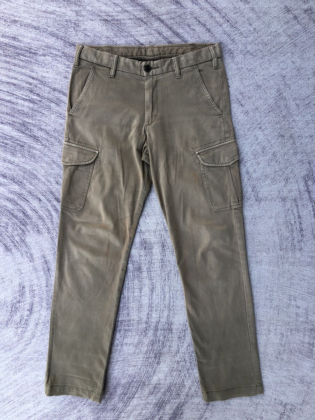 Uniqlo Vintage Uniqlo Cargo Pants 6 Pocket Tactical Utility Size US 31 - 1 Thumbnail