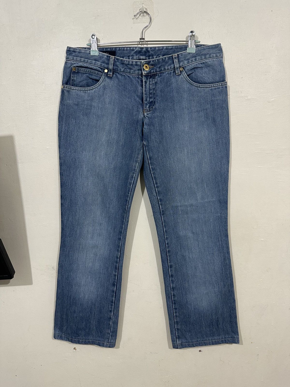 Gucci Gucci - Denim - Embroidered Size US 32 / EU 48 - 2 Thumbnail