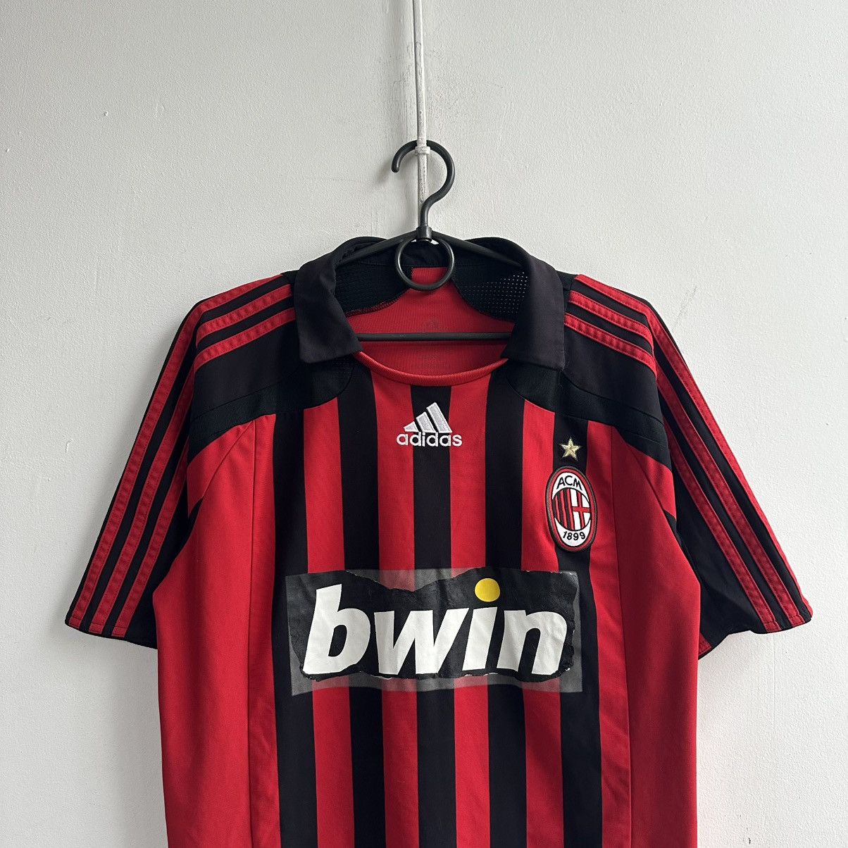 Adidas 2007-2008 ACM Milan adidas bwin jersey vintage Size US S / EU 44-46 / 1 - 3 Thumbnail