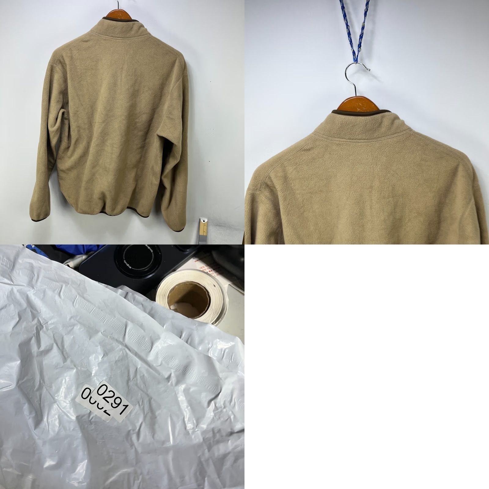 Uniqlo VINTAGE Uniqlo Sweater Beige M Regular Fleece Button Pullover Casual Mens Winter Fall Camouflage Pattern Size US M / EU 48-50 / 2 - 8 Thumbnail