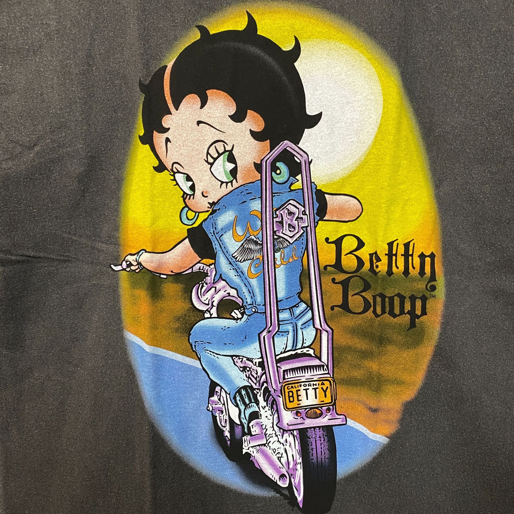 Other Betty Boop Wild Child Motorcycle Biker Graphic T-Shirt 1X Size US XL / EU 56 / 4 - 2 Thumbnail